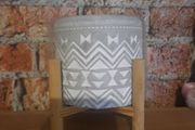 lovely candle on wooden stand