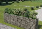 Gabion Raised Bed Galvanised Steel 360x50x100 cm