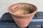 Vintage terracotta flower pot