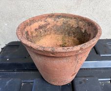 Vintage terracotta flower pot