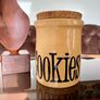 T.G. Green Church Gresley Made in England Vintage Cookies Jar with Cork lid 1960s Image 9