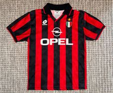 AC MILAN home jersey shirt Lotto 1994 1995 original classic!