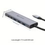 6in 1 Kodak-USB Type-C Adapter to HDTV-compatible PD Multi-splitter, 4K, 30Hz, T342 USB Hub 3.0, TF, SD, MacBook Multi-Converter Image 5