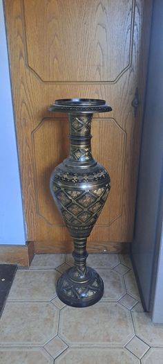 home decor metal vase