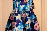 stunning floral midi dress by Marc Angelo