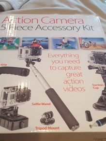 Action Camera 5 piece Accessory Kit