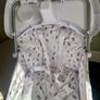Babylo unisex white print high chair Image 4