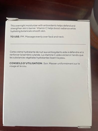Murad Moisturiser Essential Vitamin C Overnight Barrier Repair Cream 50ml - New / Boxed