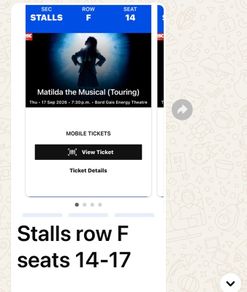 Matilda The Musical Bord Gais