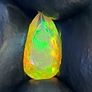 Ethiopian opal 1.75 ct faceted gemstone Image 9