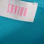 SAVIDA blue pearl neck top Sz XL (Fit 14-16UK) Image 3