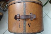 Antique wooden hat box