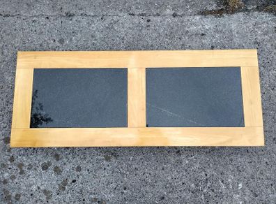 Solid Oak Hall Console Table with Granite inserts