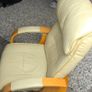 Recliner and Footstool Image 2