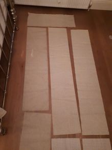 Rubber matting underlay for rugs