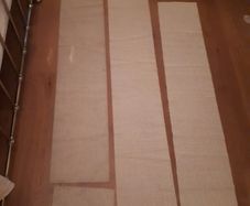 Rubber matting underlay for rugs