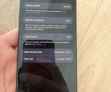 Apple iPhone 16 Pro Max 128GB with box and Apple case.