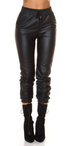 faux leather pants Jogger Style SIZE S-M