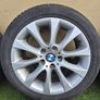 Bmw 17" Alloy wheels 5x120 V.good Tyres Image 4