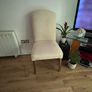 Cream coloured dining chair Image 2
