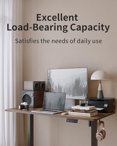 Electric Standing Desk Height Adjustable For Gaming and Computer, 120 x 60cm