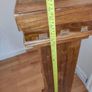 Vintage Wooden DVD Storage Tower Column Cabinet Pillar Stand Image 8