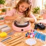 Mini Pottery Wheel for Kids and Beginners 30W Electric Pottery Making Kit Image 5