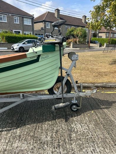 Lake boat, trailer and 15hp engine