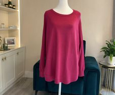 Ladies Pink Long-sleeved Jumper from Gallery