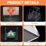 Set of 9 Clear Acrylic Display Risers Cupcakes Holder Sweet Stand Display Transparent Showcase Stands, Candy Bar Risers, Acrylic Lifts Display for Figures Image 4