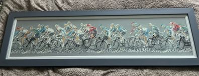 Large Framed Cyclist Picture