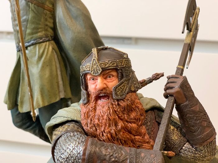Weta Legolas & Gimli at Amon Hen The Lord of the Rings/Middle-Earth Statue