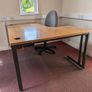 Corner Office Desk, Pedestal and Chair Image 2