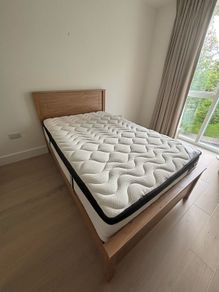Solid Wood Bedframe & Memory Foam Mattress
