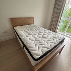 Solid Wood Bedframe & Memory Foam Mattress
