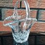 Vintage Galway Irish Crystal Flower Basket Image 3