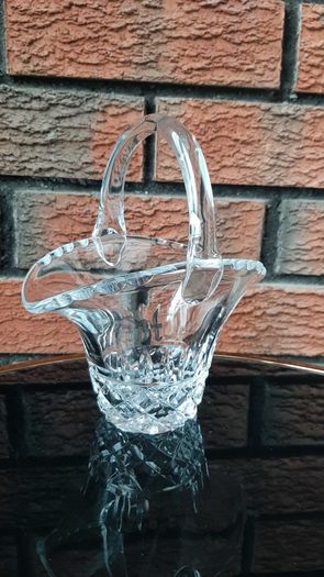 Vintage Galway Irish Crystal Flower Basket