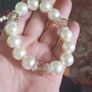 Heavy Pearl Necklace and Bracelet Image 2