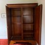 Mahogany WardrobeAntique Mahogany Wardrobe: Louis Philippe Style, Fitted Interior Image 2