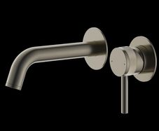 Aqualla Kyloe Wall Mounted Basin Mixer gunmetal