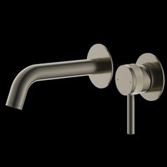 Aqualla Kyloe Wall Mounted Basin Mixer gunmetal