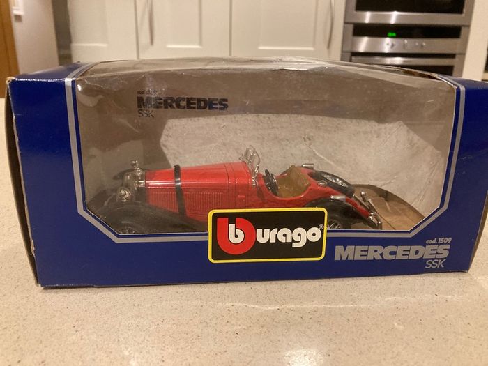 Mercedes SSK Scale 1/24 Burago New
