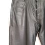 Black Leather Trousers 32" M/F Image 3