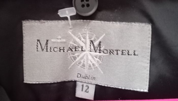 Michael Mortell Ladies Black Rain Jacket Coat
