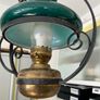 Period Glass Oil Lamp Wired for bulb Image 2