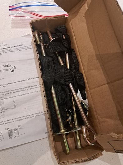 Trampoline - Anchor - Tie Down Set from Smyths - Brand New
