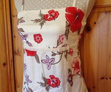 Size 8-10 Cream Strappy Top
