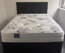 New Stylish single ,Double 4ft, 4ft6, King 5ft And 6ft Superking Sizes Divan Beds Instock. Drawers And Optional Tufted Mattresses Available. Free Delivery