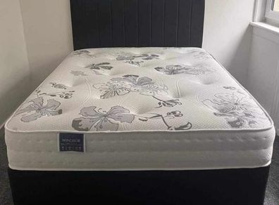 New Stylish single ,Double 4ft, 4ft6, King 5ft And 6ft Superking Sizes Divan Beds Instock. Drawers And Optional Tufted Mattresses Available. Free Delivery