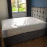 Double Bed And Mattress With Headboard With Delivered within 2 days Image 2